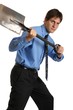business man with shovel business man with shovel