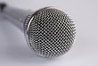 microphone on light background