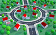 housing estate in the suburbs housing estate in the suburbs