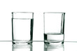 vasos con agua