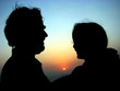 sunset couple