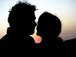 sunset kiss