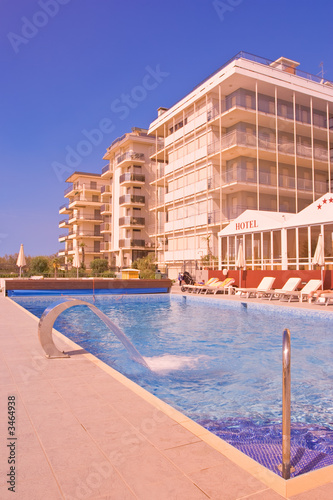 swimming pool in a tourist resort lido di jesolo swimming pool in a tourist resort lido di jesolo