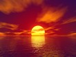 red sunset