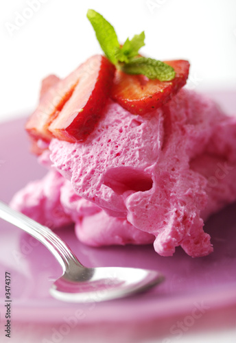 strawberry mousse