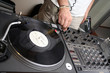 turntables and spining record