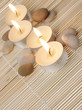 lit candles