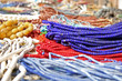 colorful strings of beads colorful strings of beads