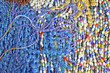 colorful strings of beads. colorful strings of beads.