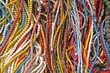 colorful strings of beads colorful strings of beads