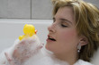 Kissing duck
