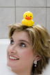 Duck on head