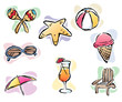 tropical vector icons 2