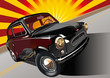 old-fashioned car