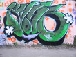 fun graffiti on the wall