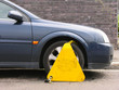 clamped car