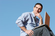 businessman with a vision