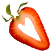 strawberry heart