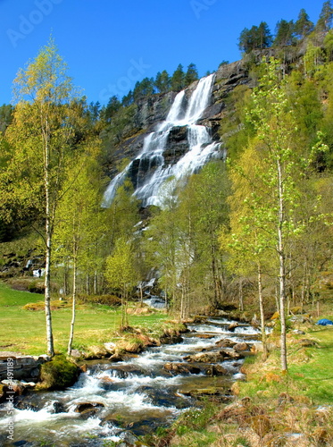 waterfall tvinde in norway