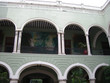 mexique - patio et fresque mérida