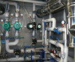interior of modern boiler-house