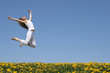 happy jump