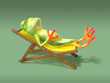 grenouille bronze