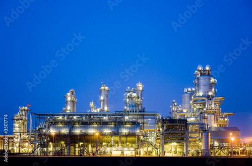 Photo: refinery at night 5 refinery at night 5