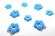 gemme fleur bleu fond blanc gemme fleur bleu fond blanc