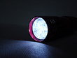 flashlight in the dark - front on angle