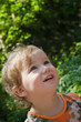 admired and surprised boy