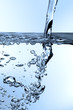 pouring water