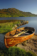 wooden rowing boat