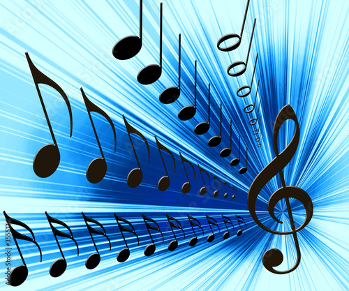 musical notes background. Music notes background