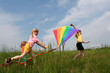 Flying kite