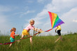 Flying kite