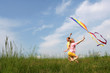 Flying kite