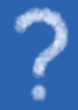 Cloud in shape of interrogation question mark Cloud in shape of interrogation question mark