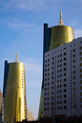 Modern office buildings. Astana, Kazakhstan, hdr image