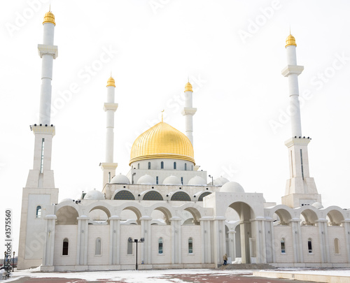 Mosque. Islam Center of Astana, capital of Kazakhstan Mosque. Islam Center of Astana, capital of Kazakhstan