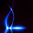 canvas print picture Dance Of Lights over the Sea. 