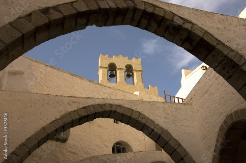Photo: medieval Bell tower, Patmos, Greece medieval Bell tower, Patmos, Greece