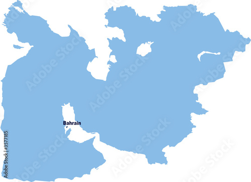 carte du Bahrain