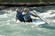 kayaking on river