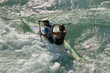 kayaking on river