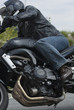 moto en courbe