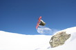 jump with snowboard