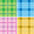 Four variations tartan