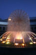 fountain at night