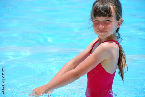 Photo: girl in pool girl in pool